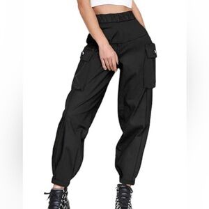 Women's Black Cargo Pants